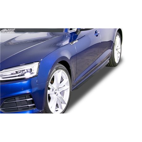 Minigonne laterali sottoporta Audi A5 F5 Coupé + Cabrio + Sportback Slim