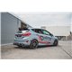 Lama sottoporta + Flaps racing D. Ford Fiesta Mk8 ST/ ST-Line 2018- Nero Opaco