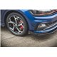 Flaps aerodinamici inferiori Volksvagen Polo GTI Mk6 2017- nero opaco