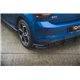 Flaps aerodinamici posteriori Volksvagen Polo GTI Mk6 2017- nero opaco