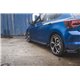 Flaps aerodinamici laterali Volksvagen Polo GTI Mk6 2017- nero opaco