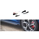 Flaps aerodinamici laterali Volksvagen Polo GTI Mk6 2017- nero lucido