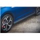 Diffusori minigonne laterali Volksvagen Polo GTI Mk6 2017- nero opaco