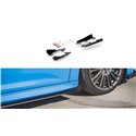 Flaps laterali per minigonna Ford Focus RS MK3 2015-2018 nero opaco