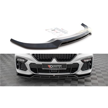 Sottoparaurti splitter anteriore V.2 BMW X6 G06 M-pack 2019-