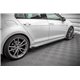 Estensioni + Flaps minigonne laterali Street Pro Volkswagen Golf VII R 2013-2016