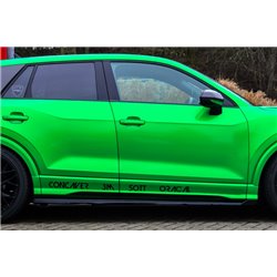 Minigonne laterali sottoporta + Flaps anteriori Audi Q2 GA 2016-2020