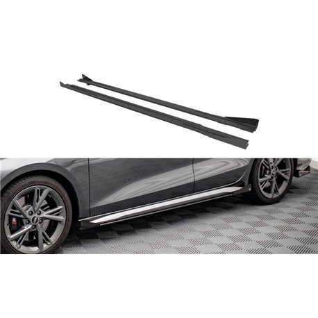 Estensioni minigonne Street Pro + Flaps Audi S3 / A3 S-line 8Y 2020-