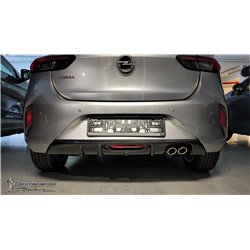 Sottoparaurti posteriore Opel Corsa F GS-Line 2019- Doppio Scarico