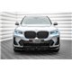 Sottoparaurti splitter anteriore V.1 BMW X4 M-Pack G02 Facelift 2021-