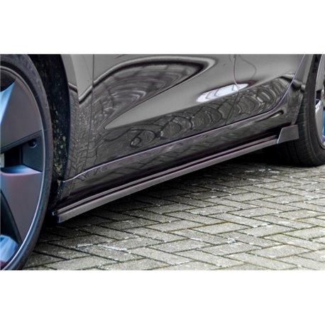 Minigonne laterali sottoporta + Flaps posteriori Tesla Model 3 2017-