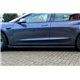 Minigonne laterali sottoporta + Flaps anteriori Tesla Model 3 2017-