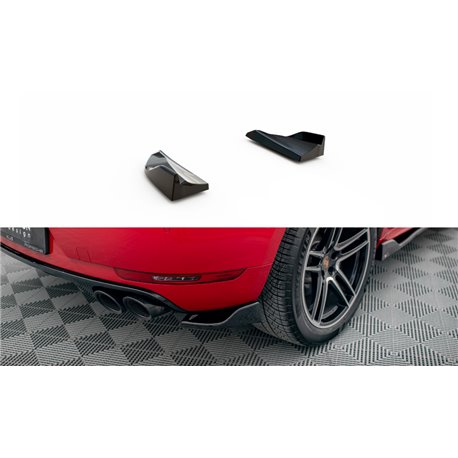 Sottoparaurti splitter laterali posteriori Porsche Macan Mk1 Facelift 2018-2021