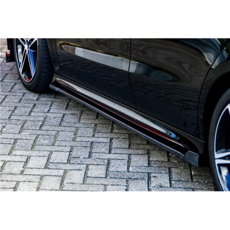 Minigonne laterali sottoporta + Flaps posteriore Mercedes CLA X118 / C118 AMG-Line 2019-