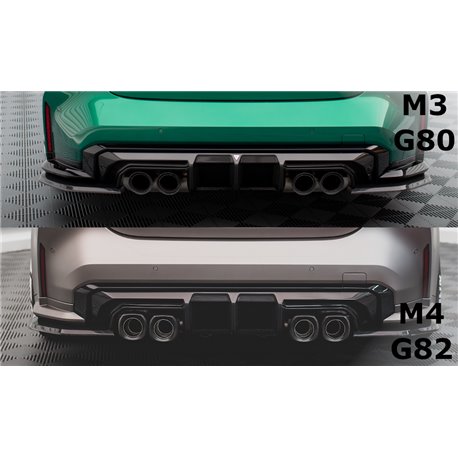 Sottoparaurti in Carbonio posteriore BMW M4 G82 / M3 G80 2021-