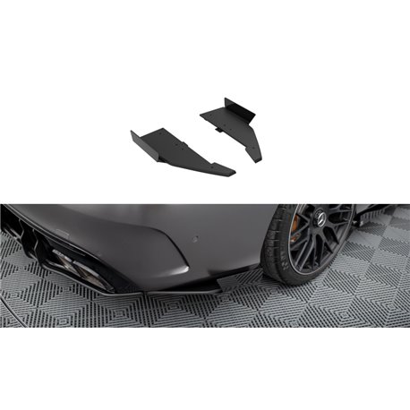 Sottoparaurti laterali posteriori Street Pro + flaps Mercedes AMG C63 W205 2018-2021