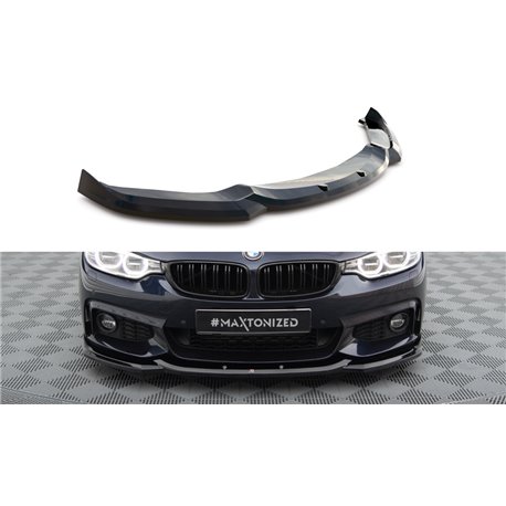 Sottoparaurti splitter anteriore V.2 BMW 4 Gran Coupe F36 M-Pack 2014-2017 