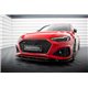 Sottoparaurti splitter anteriore V.2 Audi RS4 B9 Facelift 2019-