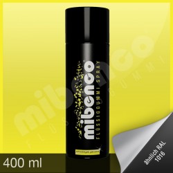 Gomma liquida spray per wrapping giallo zolfo pastello lucido, 400 ml