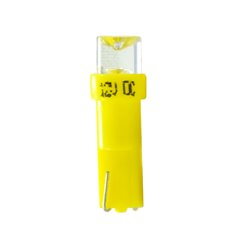 Diodo LED L002 T5 concavo giallo
