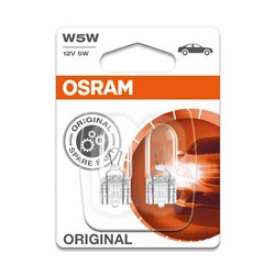 Lampada alogena OSRAM 2825-02B W2,1x9,5d 12V 5W W5W