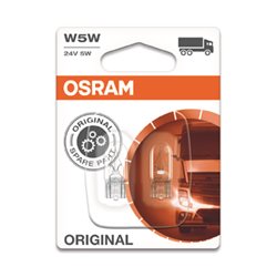 Lampada alogena OSRAM 2825-02B W2,1x9,5d 24V 5W W5W