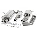 Sistema di scarico in acciaio Inox 2x70 BMW Serie 3 E46 320i / 325i / 330i M54