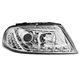 Coppia di fari a LED stile luce diurna Volkswagen Passat 3BG 00-05 Chrome