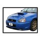 Spoiler sottoparaurti anteriore in carbonio Subaru Impreza GDB STI 2004-
