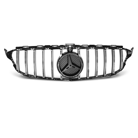 Mercedes W205 14-18 GT-R Look Griglia calandra anteriore chrome-black
