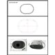 Protezione estetica inox Universale Ragazzon ovale 128x80 mm