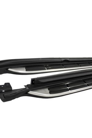 Pedane Laterali J&J Automotive Rival Per Nissan Qashqai J10 2007-2013 – Alluminio/Silver, Omologate TUV