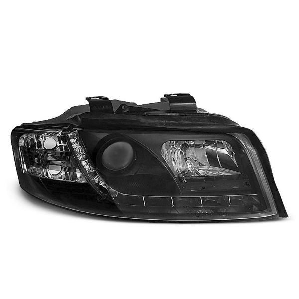 Coppia di fari a Led stile luce diurna Audi A4 B6 00-04
