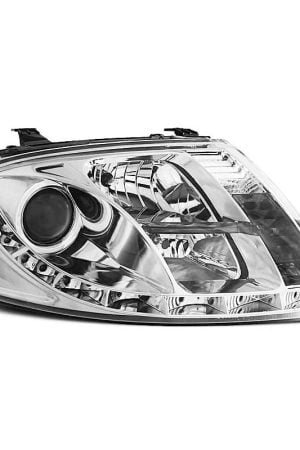 Coppia di fari a Led stile luce diurna Audi TT 8N 98-06 Chrome