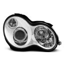 Coppia di fari Design Mercedes Classe C W203 00-04 Chrome