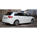 Audi A3 8P Sportback 05-08 Spoiler estrattore sottoparaurti posteriore S3