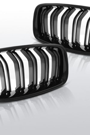 Griglia calandra anteriore BMW F30 / F31 11- M3 Look Nero opaco