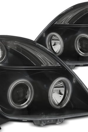 Fari Angel Eyes e LED CCFL per Suzuki Swift 05-10 Neri