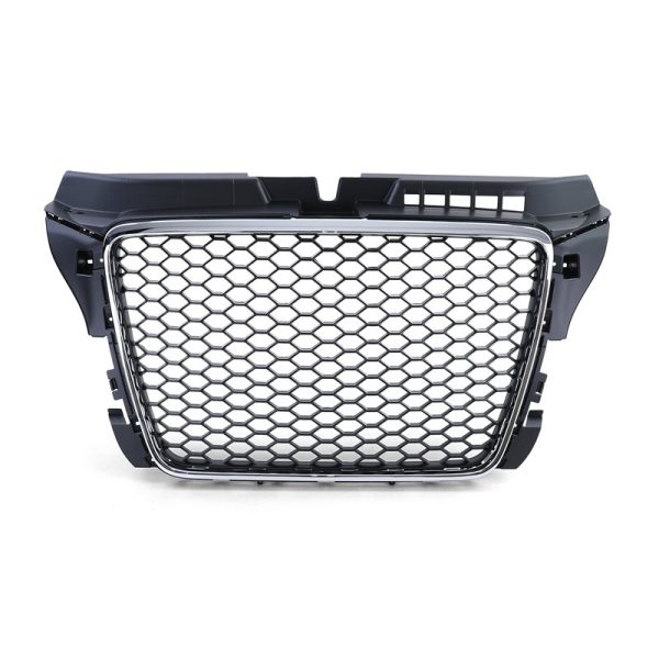 Audi A3 8P 08-12 Griglia nido d'ape stile RS3 cromata con portastemma