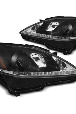 Coppia di fari a Led DRL Lexus IS 06-13 Neri