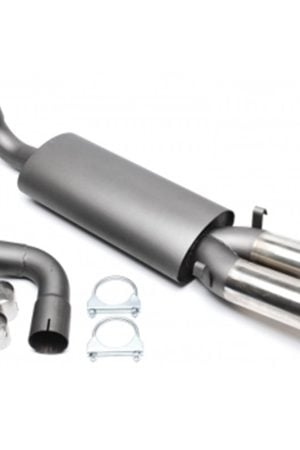 Terminale di scarico 2x76 per Audi 80/90