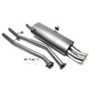 Terminale di scarico 2x76 DTM per BMW Serie 3 E30 4cyl.