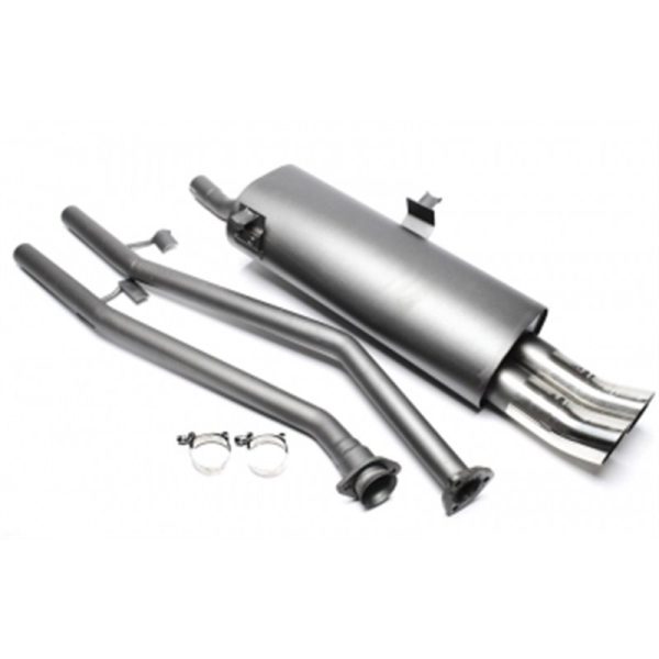 Terminale di scarico 2x76 DTM per BMW Serie 3 E30 4cyl.