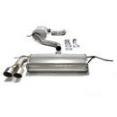 Sistema di scarico in acciaio Inox 2x76 per Volkswagen Golf V-VI / Audi A3 8P
