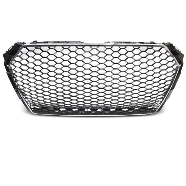 Audi A4 B9 15- Griglia calandra anteriore RS-Style chrome