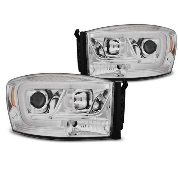 Fari Dodge Ram 06-08 Chrome