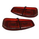Coppia fari Led posteriori Volkswagen Passat B7 variant 10-14 Rossi e Bianchi