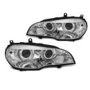 Fari anteriori Xenon DRL / AFS BMW X5 E70 07-10 Chrome