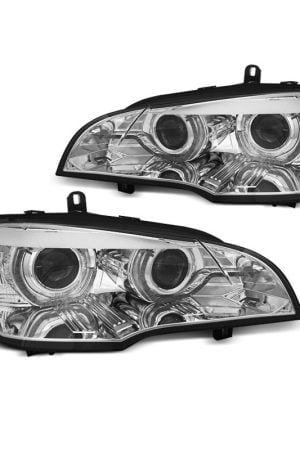 Fari anteriori Xenon DRL / AFS BMW X5 E70 07-10 Chrome