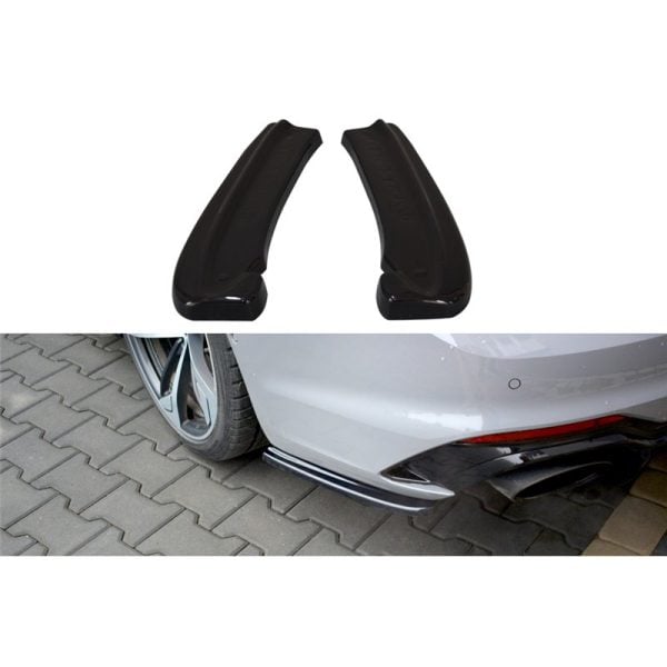 Sottoparaurti splitter laterali posteriori Audi RS5 MK2 Coupe 2017-